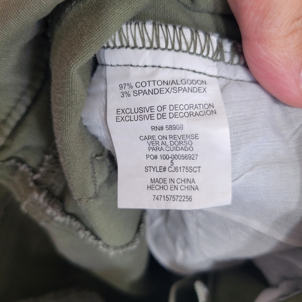 Copper Key Olive Green Joggers Size 5 - Picture 9 of 10